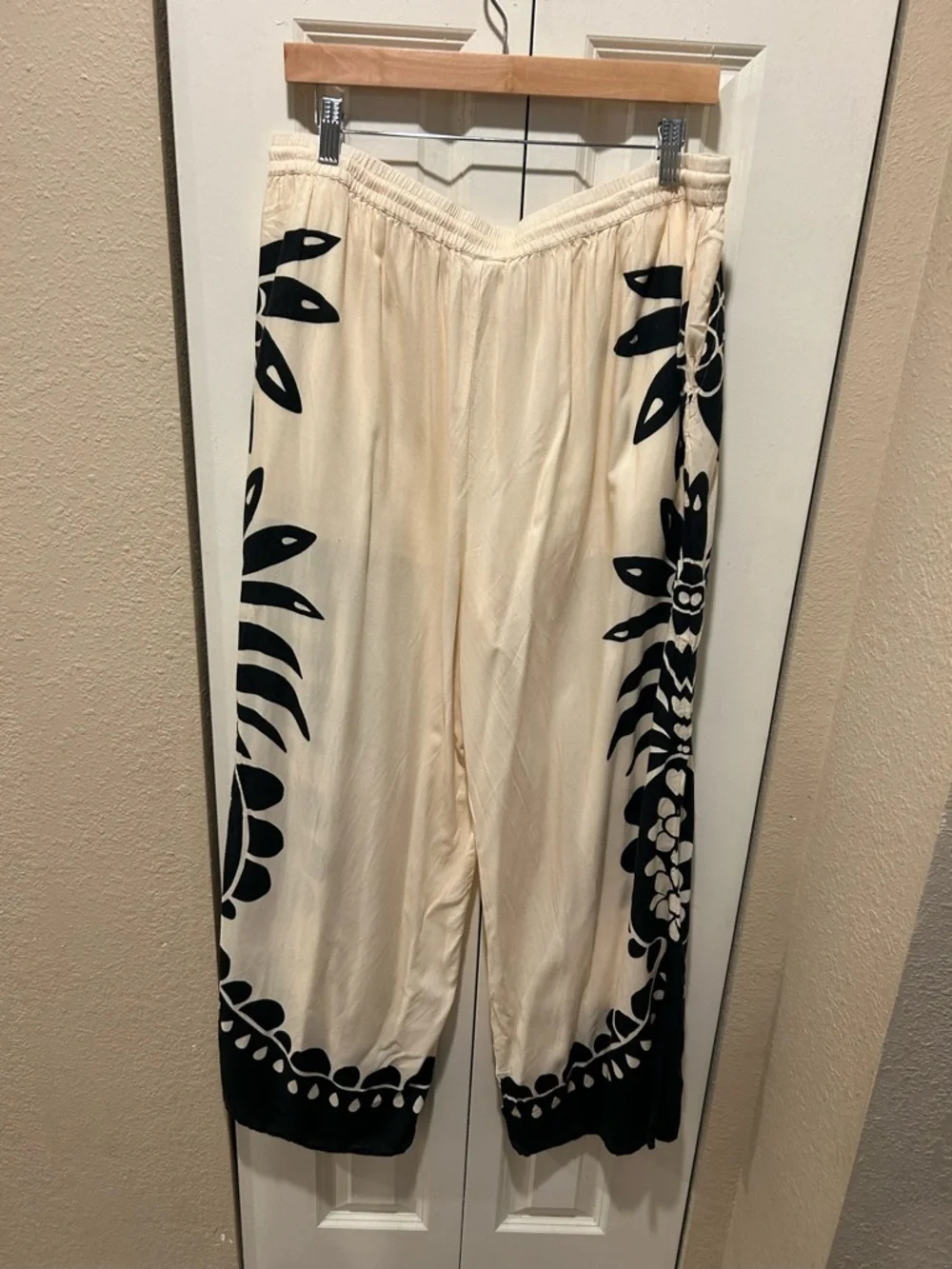 Farm Rio xAnthropologie Martina Pull On Pants Wide Leg, XL - Picture 6 of 10